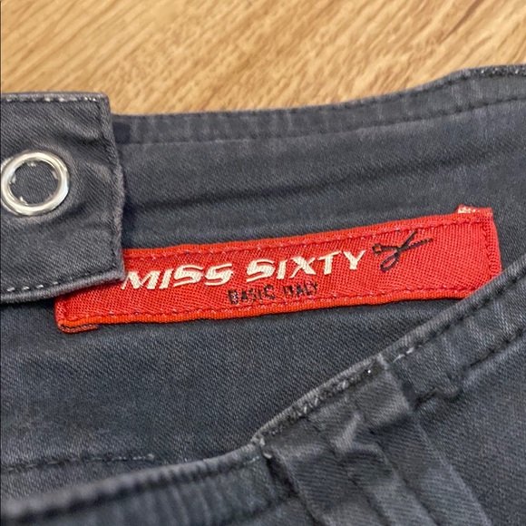 Miss Sixty High Rise Black Jeans with Contrasting Stitching - Picture 4 of 17